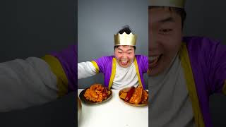 Carbo Fire Noodles, Kielbasa Sausage, Frank Sausage Funny Mukbang #shorts