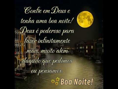 Mensagem Boa Noite 🌜✨