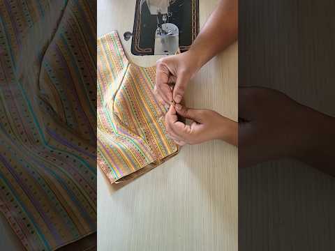 Princess cut blouse stitching very easy way #blouse #shorts #shortvideo #rohinifashionshorts