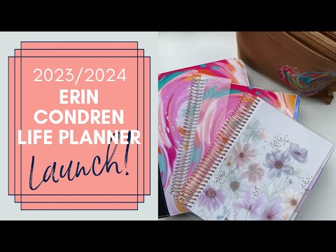 SEE IT! 2023/2024 Erin Condren Life Planner Launch including Inspire and Wildflowers