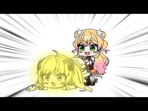 Momozuzu Nene makes a glowing sheep when you slap its butt. [ホロライブ/ ホロライブ 切り抜き/ holololive].