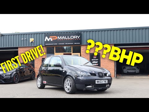 BIG TURBO 1.8T Converted Seat Arosa Gets Mapped By @Mallory Performance