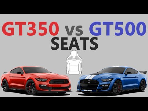 GT350 vs GT500 Seats