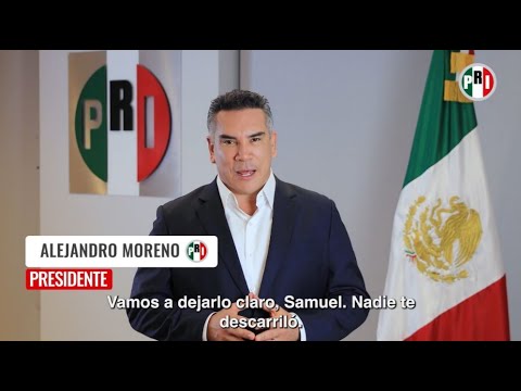 "NADIE TE DESCARRILÓ; TÚ TE BAJASTE POR INEXPERTO Y MENTIROSO": ALEJANDRO MORENO A SAMUEL GARCÍA