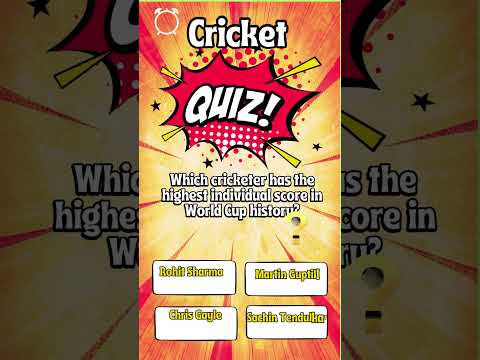 Ultimate Cricket Trivia Quiz