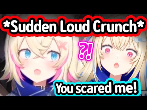 Mococo Suddenly Makes A Noise That Surprises Fuwawa, And It's Hilarious