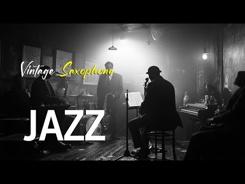 Vintage Saxophone Club 🎷 Swing Jazz Classics from the 1940s | Nostalgic Tunes for Elegant Nights