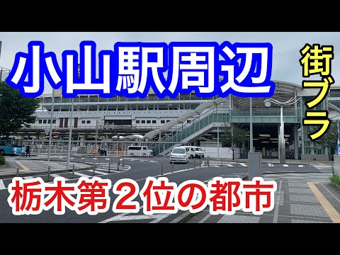 【サクッと紹介！小山市】中心駅、小山駅周辺を散策。特徴と概要も伝えます。