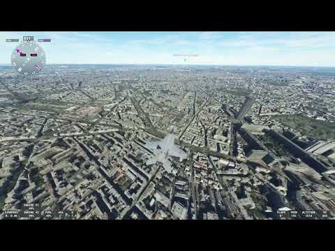 【世界の首都 #60】フランス ー パリ上空を遊覧飛行【Microsoft Flight Simulator】Paris, France, MSFS