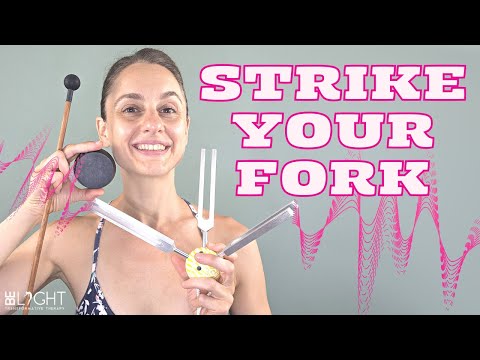 4 Ways to Strike, Activate & Use TUNING FORKS (Weighted and Unweighted)