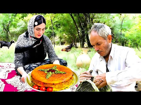 Lonely life of a family in Mountains far from City | village life Iran