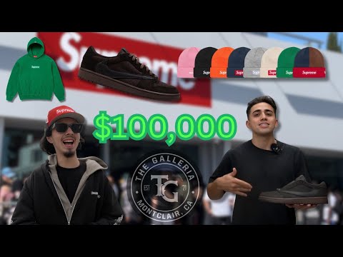 WE SPENT 100,000 ON TRAVIS VELVET BROWN + SUPREME BOX LOGO