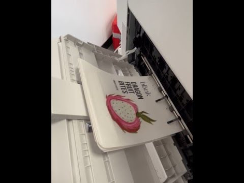 OKI Pro9542 printing directly on Tyler Packaging Pouches