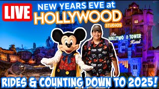 🔴Live: New Years Eve at Hollywood Studios! - Rides & Counting Down to 2025 - Disney World Livestream