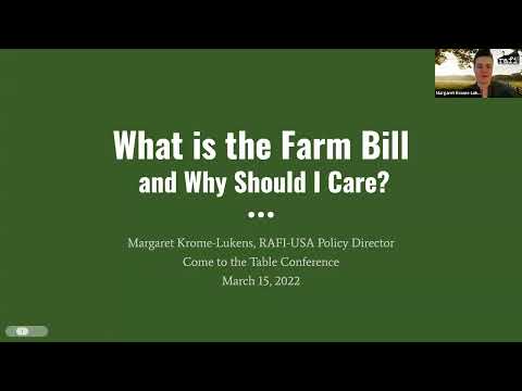 What is the Farm Bill, and Why Should I Care