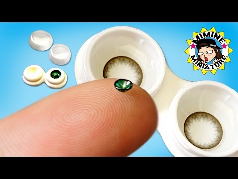 [ENG Sub] Miniature DIY - Colored contact lenses / Mimine Miniature