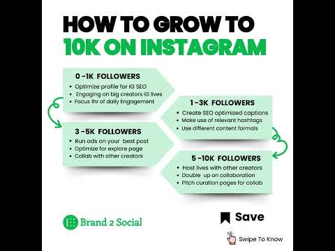 HOW TO GROW TO 10K ON INSTAGRAM