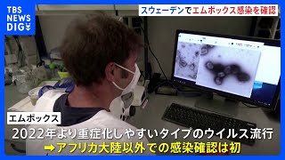 スウェーデンで新たにエムポックスの感染確認　重症化しやすいタイプの感染はアフリカ大陸以外で初｜TBS NEWS DIG