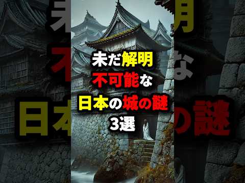 【本当は怖い】未だ解明不可能な日本の城の謎3選　#都市伝説