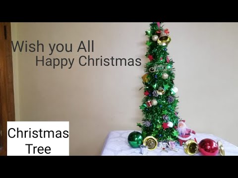 Make Christmas Tree at Home|| വീട്ടിൽ എങ്ങനെ ക്രിസ്തുമസ് Tree ഉണ്ടാക്കാം||Malayalam⛄