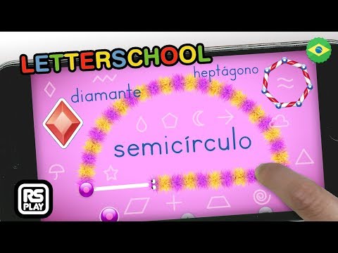 Learning Shapes in Portuguese with LetterSchool! | Aprenda a desenhar formas