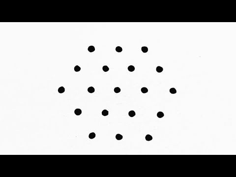 5×3 dots rangoli || middle dots rangoli || 5 చుక్కలు మధ్య చుక్క 3 వచ్చే వరకు