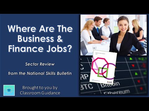 Business & Finance Jobs. What, where and how much do they pay?