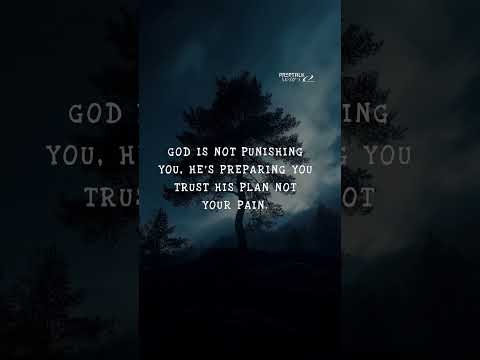 God is not punishing you trust God #godisgood #faith #trustgod #shorts