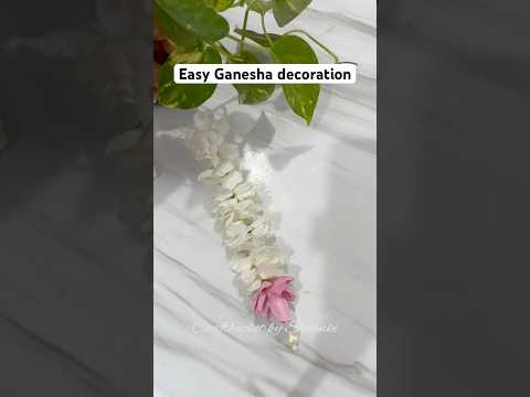 Last minute Ganapati decoration #ganpatidecoration #ganeshchaturthidecoration #shortsindia#ytshorts