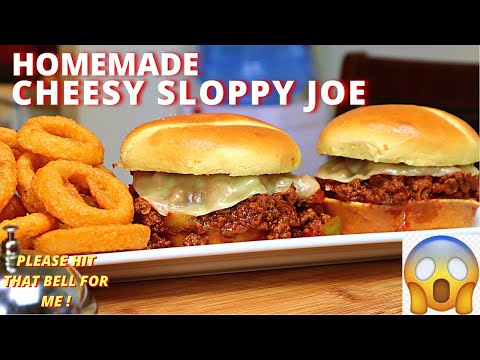 MANWICH ORIGINAL SLOPPY JOE | HOW TO MAKE CHEESY SLOPPY JOE SANDWICHES HOMEMADE COPYCAT VIDEO RECIPE