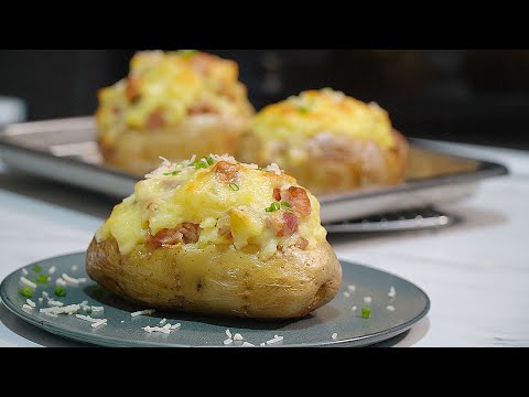 Cheesy BACON Stuffed Potatoes The Ultimate Comfort Food