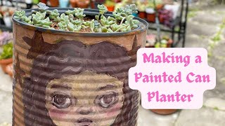 Making a Planter from Recycled Tin Can