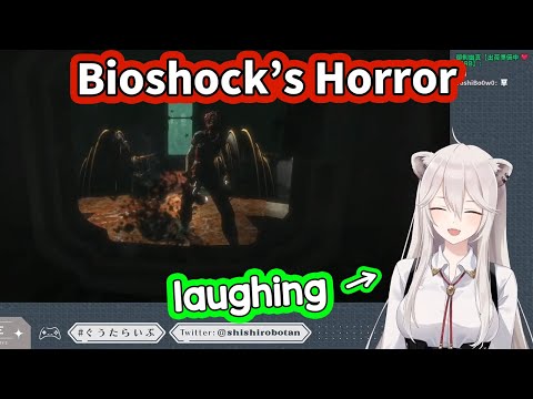 Botan's reaction to Bioshock's Intro [ENG Subbed Hololive]