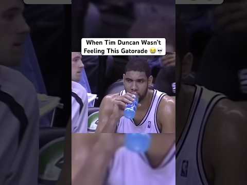 Tim Duncan Didn’t Like This Gatorade