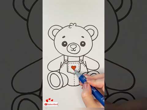 How to Draw a Cute Bear! 🐻🎨🖌️