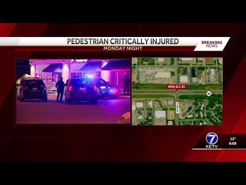 Driver hits, critically hurts pedestrian