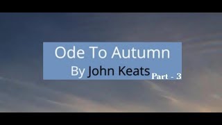 Ode To Autumn 3