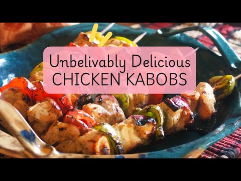 Chicken and Vegetable Kabobs | Quick dinner idea