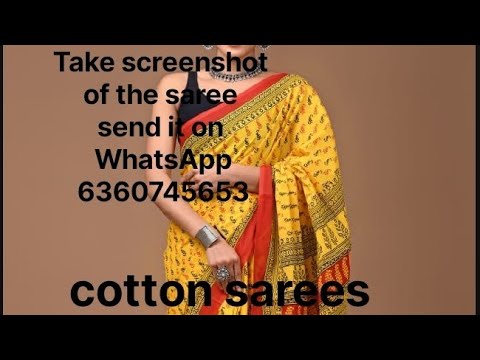 cotton sarees by eshana collections| sarees ❤️