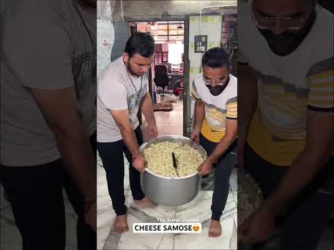 CHEESE SAMOSE😍 | Indian street food #shorts #viral #shortsvideo