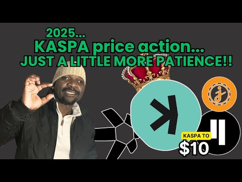 KASPA price action... JUST A LITTLE MORE PATIENCE!!  #kas #jas #qnt #qubic