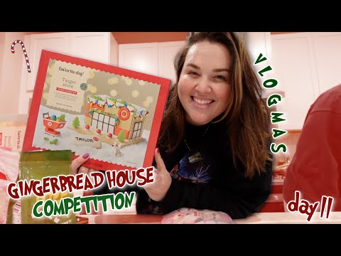 GINGERBREAD HOUSE COMPETITION  | VLOGMAS DAY 11 🧸🎄