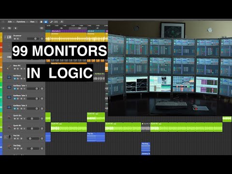 99 Monitors in Logic Pro ! - Solution to Open but Not Visible Projects