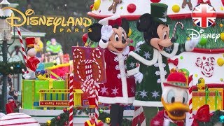 DISNEYLAND PARIS | Watch The Whole Christmas Parade! 2018 | Official Disney UK