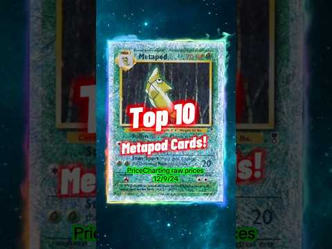 Top 10 EXPENSIVE Metapod Pokemon Cards! #shorts #pokemon #metapod