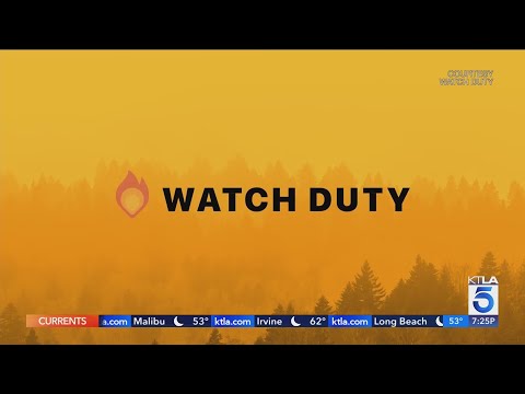 "Watch Duty" wildfire tracking app explodes in popularity amid SoCal emergency