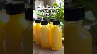 Anti-inflammatory Juice Shots #healthyliving #juice #coldandflu