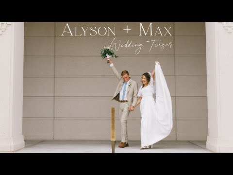 Honalee Farms and Meridian Temple Wedding Teaser // Alyson + Max