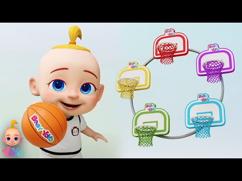 Color Basketball Song, रंगों का गाना, Archery Colors Song + Best Rhymes for Kids