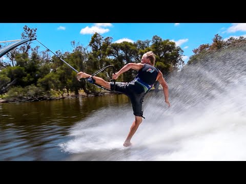 First Attempt At Barefoot Skiing with WA Barefoot Club and Brendan Paige.